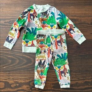 Kids Jungle Animal Matching Set - Green Multi